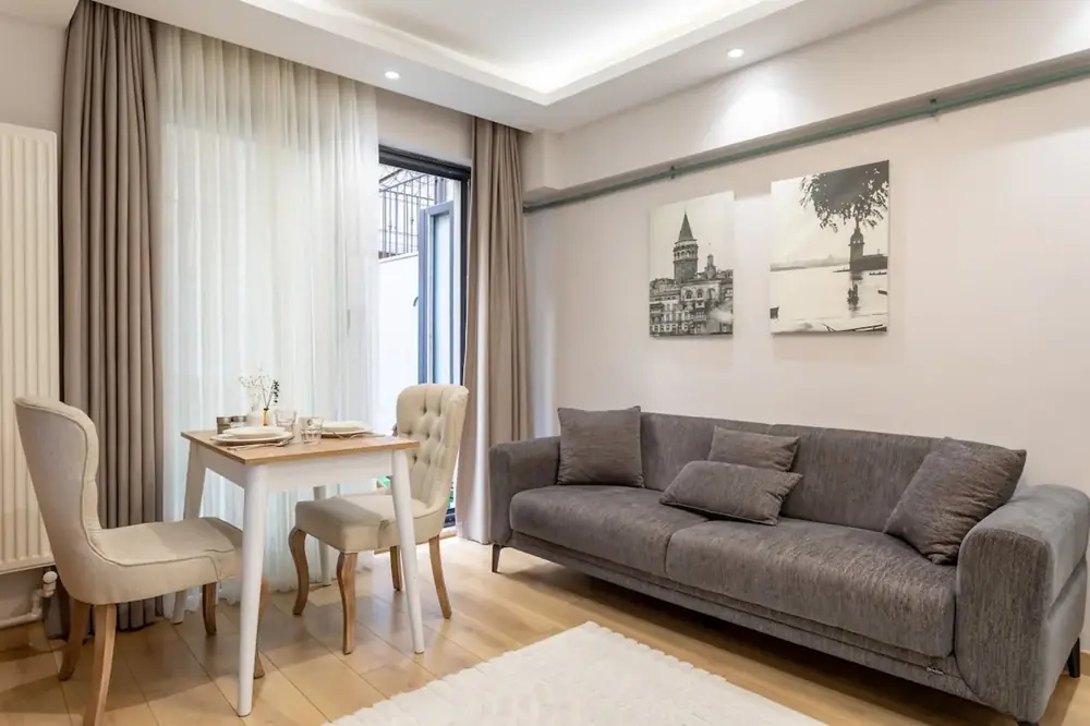 شقة بإطلالة على الحديقة — Chido Residence, Şişli